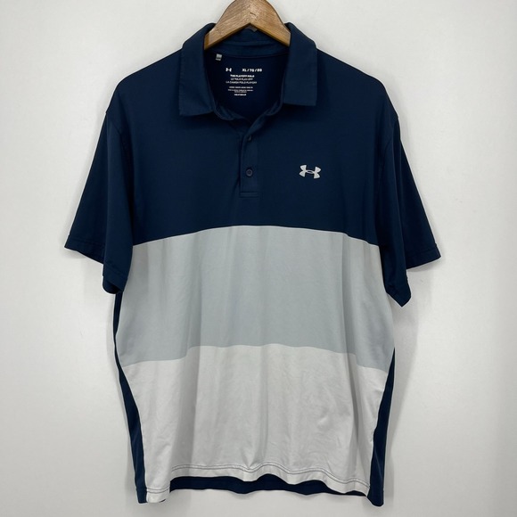 Under Armour Other - Under Armour Polo Shirt Men's Size XL Blue The Playoff Polo Short Sleeve Golf